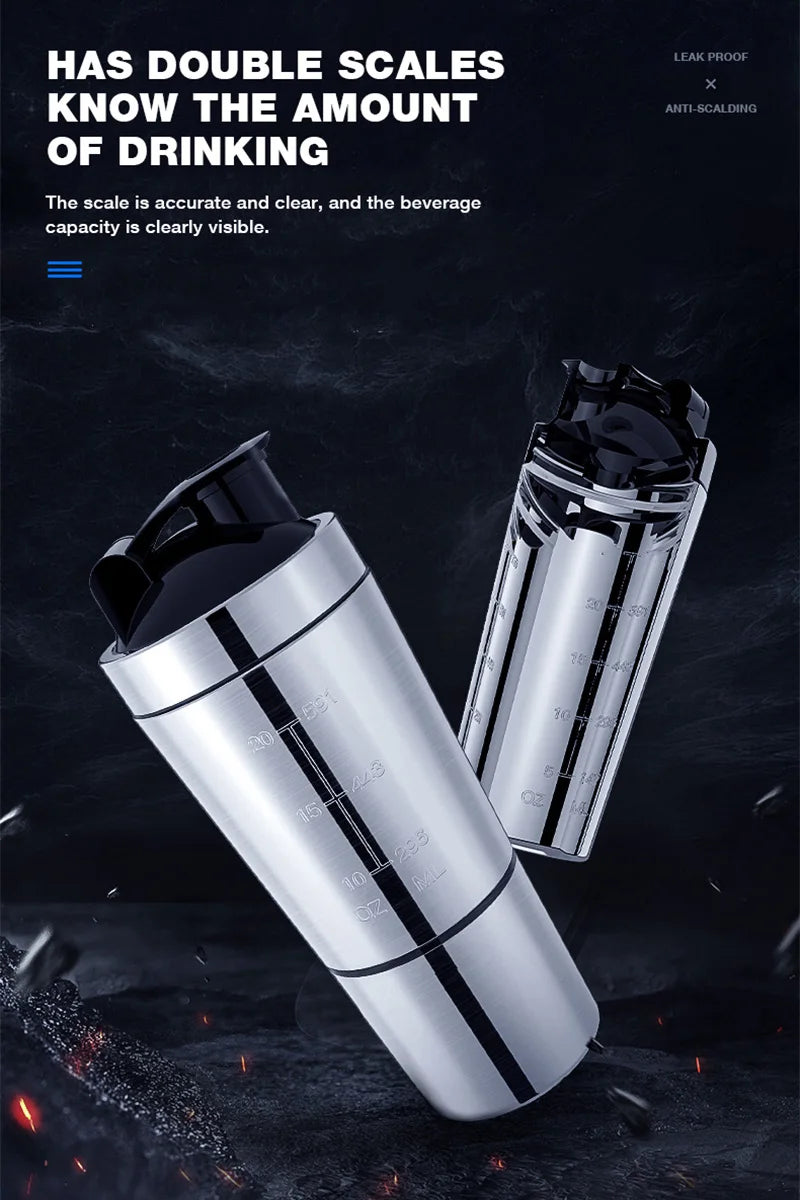 Garrafa de Água Térmica para Esporte Dupla Camada Ferro inoxidavél