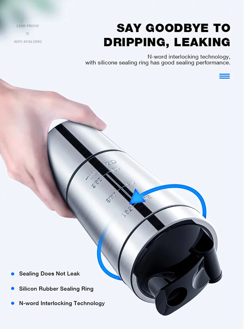 Garrafa de Água Térmica para Esporte Dupla Camada Ferro inoxidavél