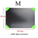 Bandeja de descongelamento rápido, descongelamento de alimentos congelados, carne, frutas, placa de descongelamento rápido, ferramenta de cozinha, bandeja de descongelamento