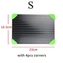 Bandeja de descongelamento rápido, descongelamento de alimentos congelados, carne, frutas, placa de descongelamento rápido, ferramenta de cozinha, bandeja de descongelamento