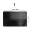 Bandeja de descongelamento rápido, descongelamento de alimentos congelados, carne, frutas, placa de descongelamento rápido, ferramenta de cozinha, bandeja de descongelamento